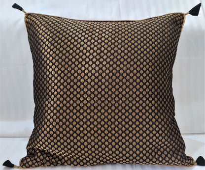 Brocade Chanderi Cushion Cover